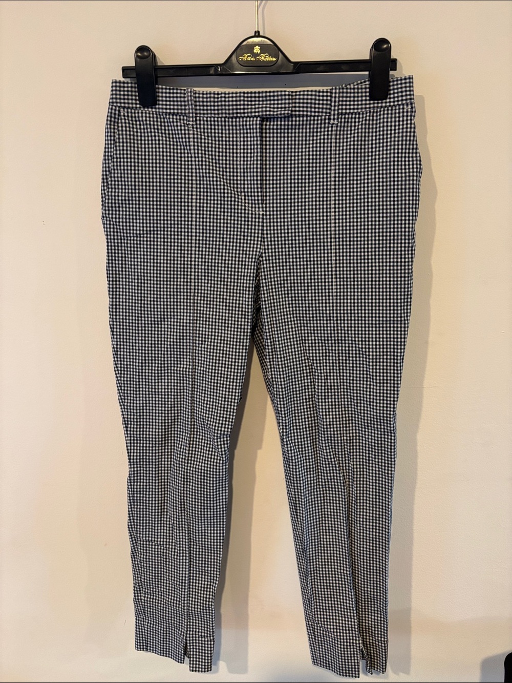 Brooks Brothers Black and White Gingham Chinos
